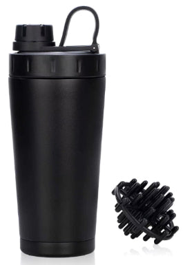 Customized Protein Shaker Bottle Stainless Steel Water Cup Double Wall Vacuum Insulated Bottle Leak Proof Sport Drinkware 20Oz